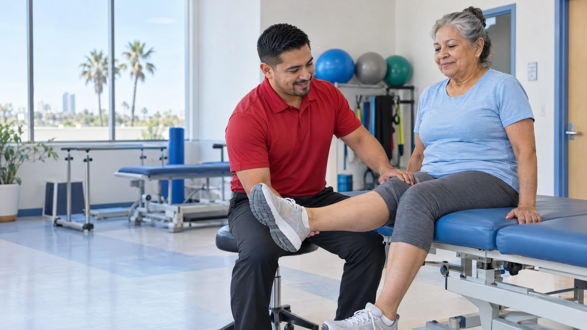 Post-Surgical Rehabilitation illustrative therapy scene